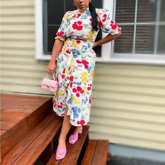 RIXO Floral Dress - Picture 8 of 13